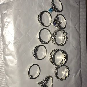 10 piece set of rings